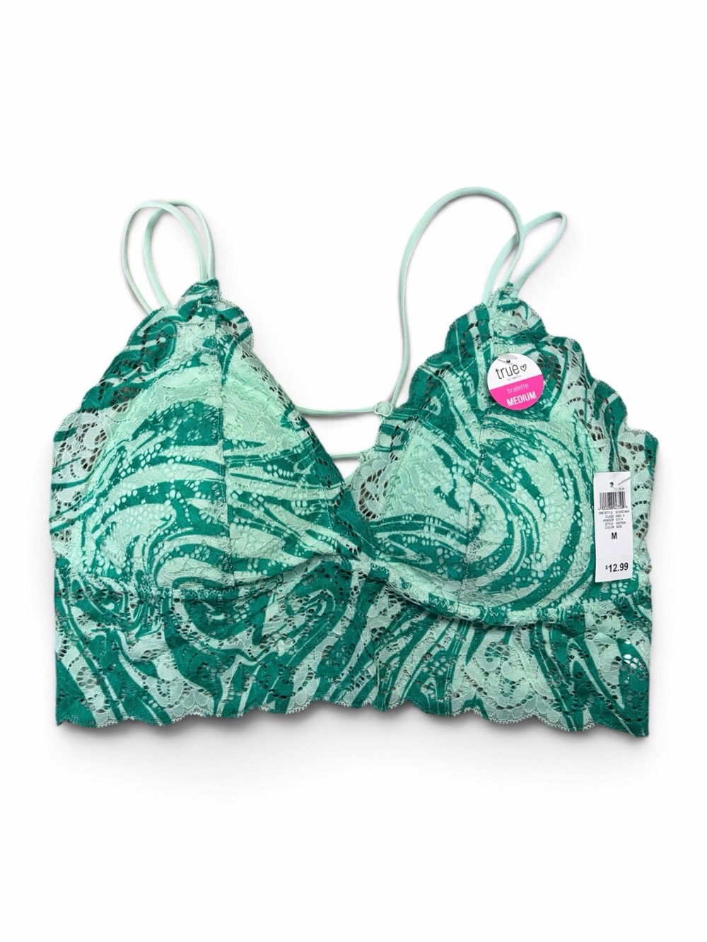 Green Lace Bralette Top
